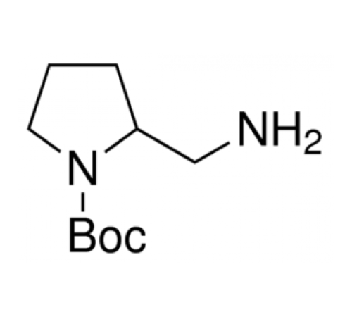 (^ +) - 1-Вос-2- (аминометил) пирролидин, тек. 85%, Alfa Aesar, 1г