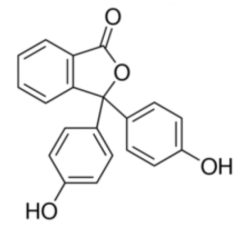 Фенолфталеин, 98.5%, pure, индикатор, Acros Organics, 500г