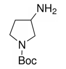 (^ +) - 1-Вос-3-аминопирролидин, 96%, Alfa Aesar, 1г