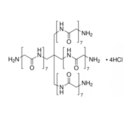 Тектомер 4-хвостовой, C (CH2-NH-Gly7) 4 · 4HCl 90% (ВЭЖХ) Sigma 30666