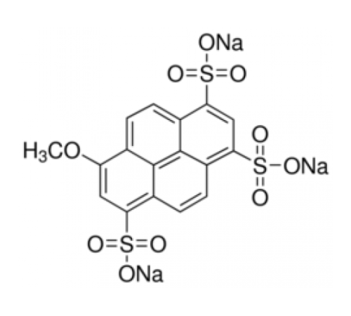 Тринатриевая соль 8-метоксипирен-1,3,6-трисульфоновой кислоты для флуоресценции, 98,0% (ТСХ) Sigma 65325