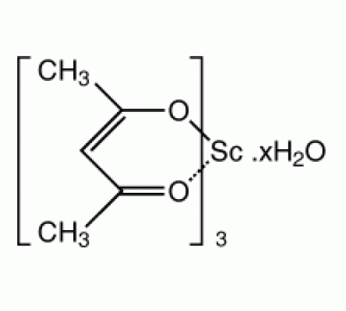 Скандий (III) 2,4-пентандионат гидрат, Alfa Aesar, 1г
