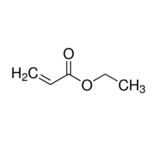 Этилакрилат, 99%, удар. с ок 20ppm 4-метоксифенол, Alfa Aesar, 500мл