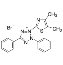 Тиазолил синий тетразолий бромид, 98%, Acros Organics, 5г